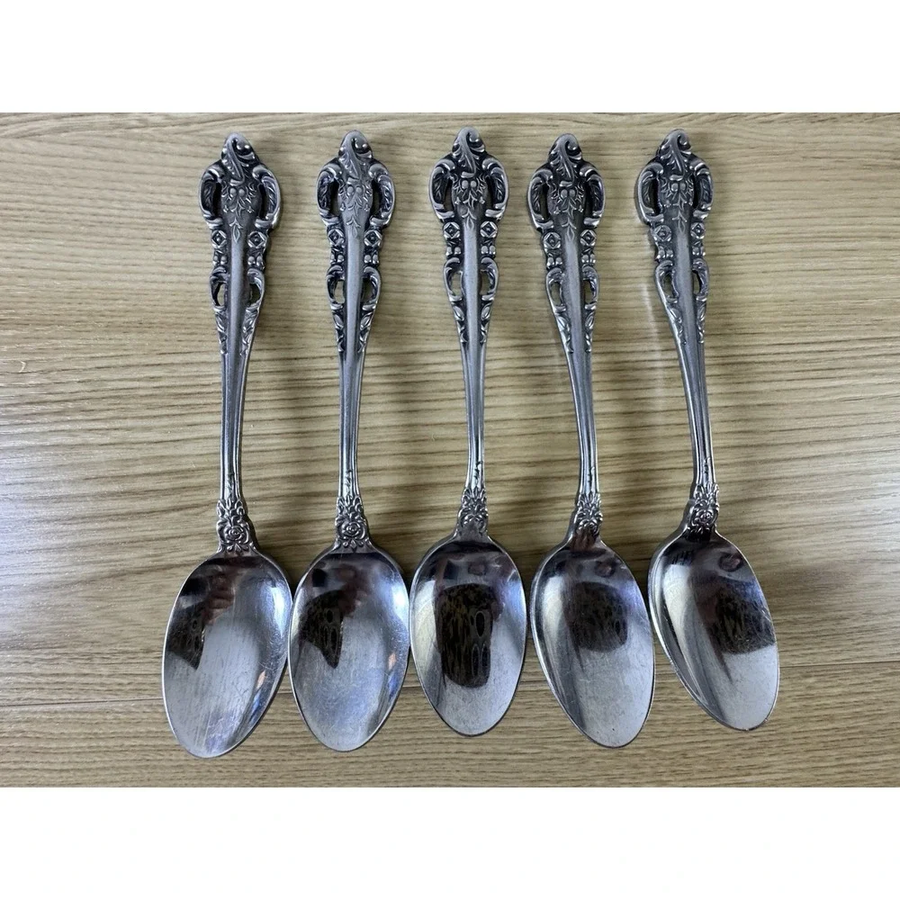 Vintage Stanley Roberts Lady Joann Teaspoons 6 1/4